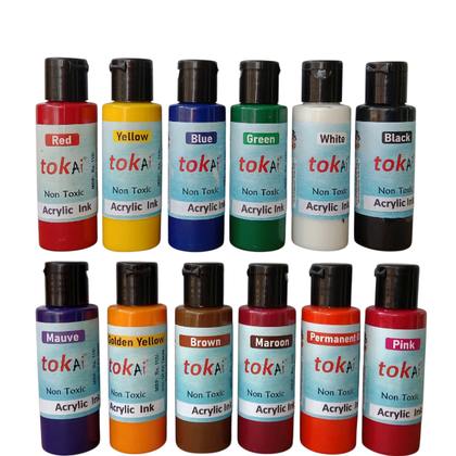Acrylic Ink Set 12×60ml